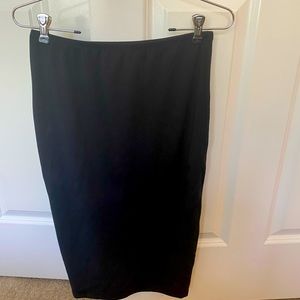 Storq black maternity pencil skirt